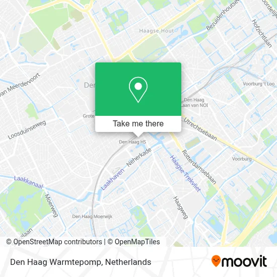 Den Haag Warmtepomp map