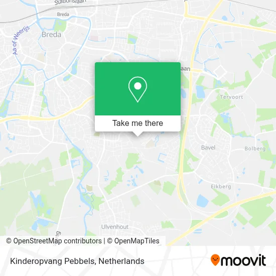Kinderopvang Pebbels map