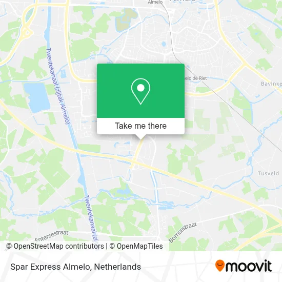 Spar Express Almelo map