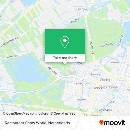 Restaurant Snow World map
