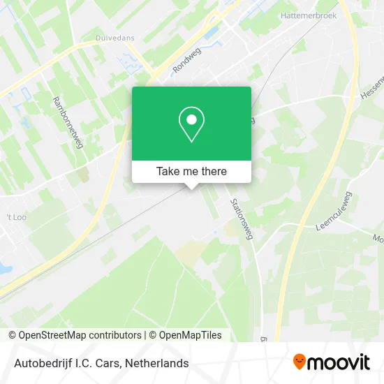 Autobedrijf I.C. Cars map