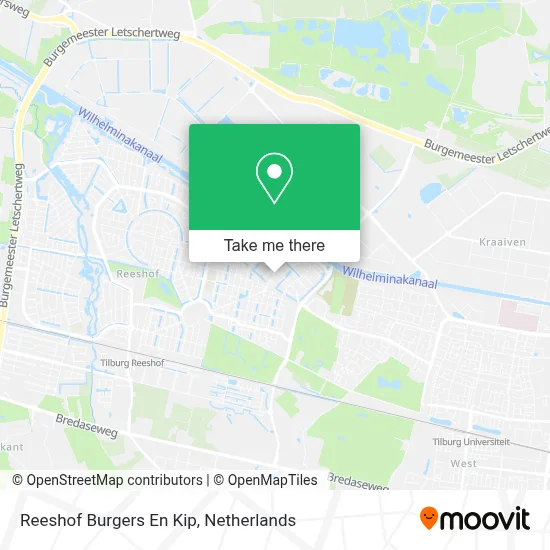 Reeshof Burgers En Kip map