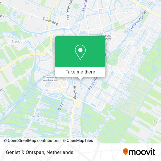 Geniet & Ontspan map