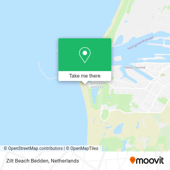 Zilt Beach Bedden map