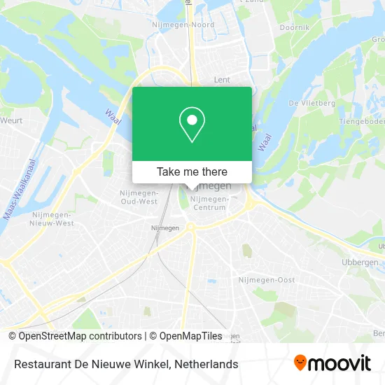 Restaurant De Nieuwe Winkel map