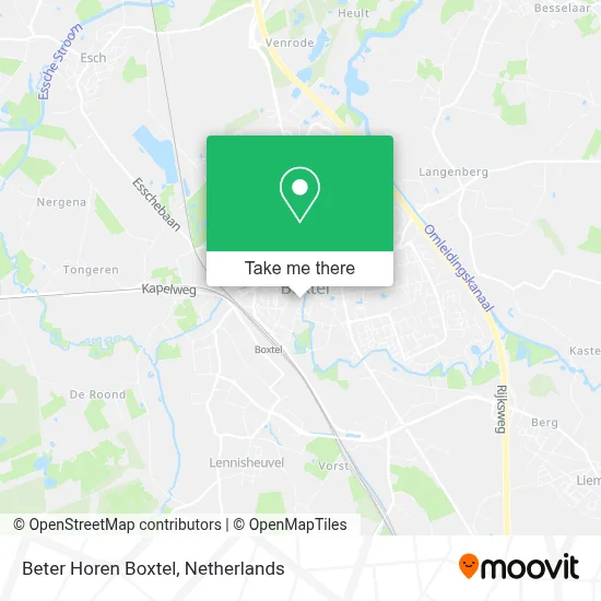 Beter Horen Boxtel map