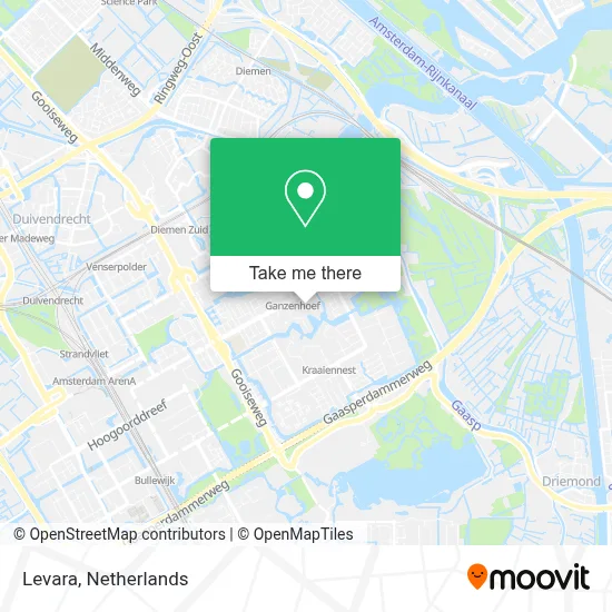 Levara map