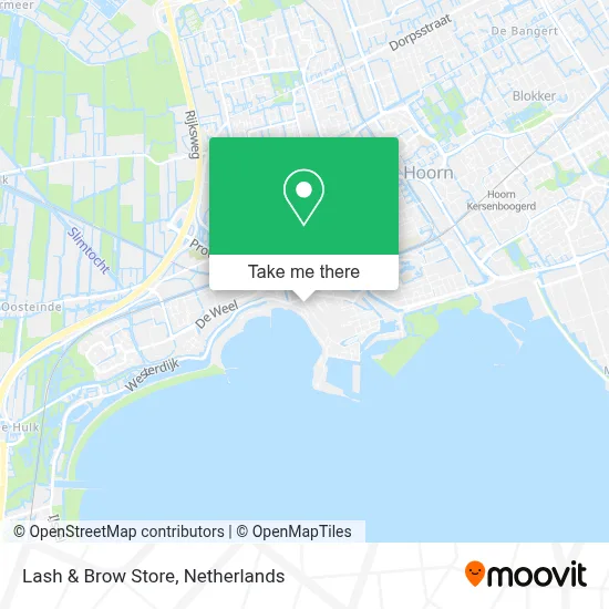 Lash & Brow Store map
