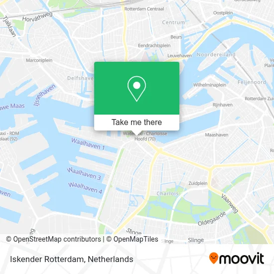 Iskender Rotterdam map