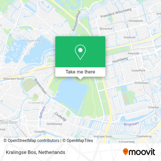 Kralingse Bos map