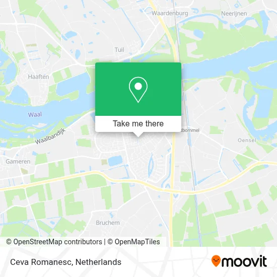 Ceva Romanesc map