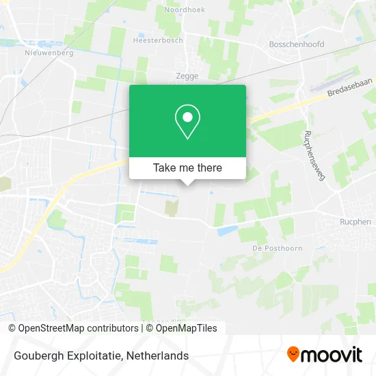 Goubergh Exploitatie map