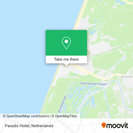 Hotel Paradis map