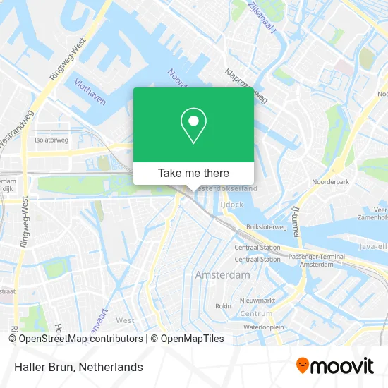 Haller Brun map
