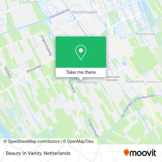 Beauty In Vanity map