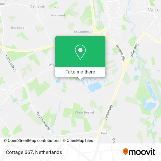 Cottage 667 map