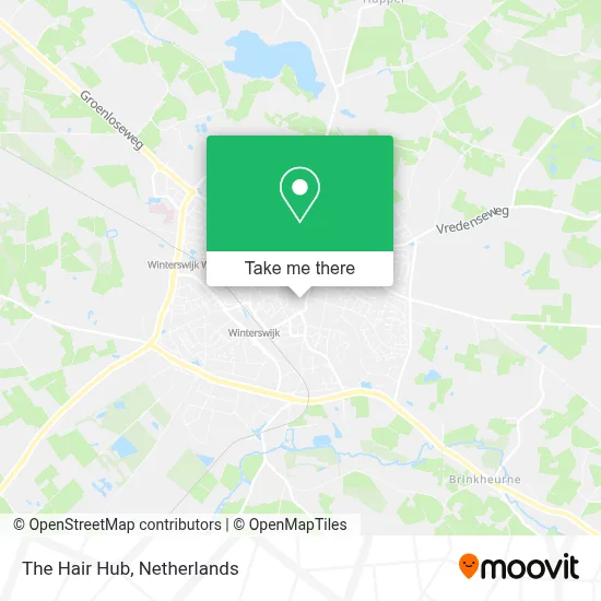 The Hair Hub map