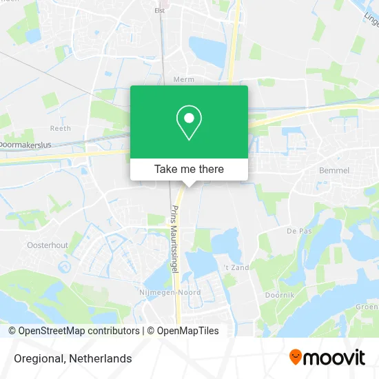 Oregional map