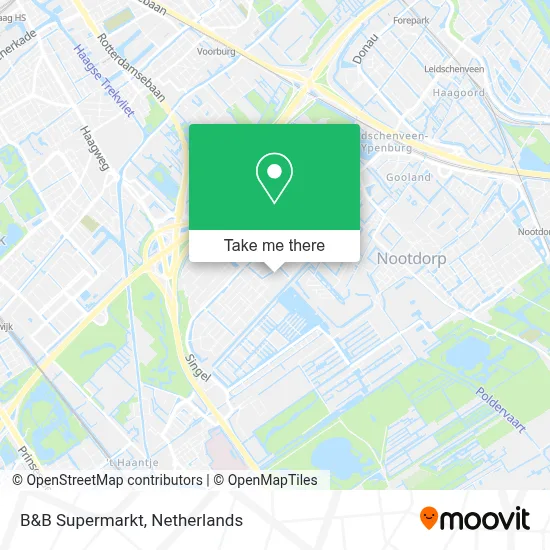 B&B Supermarkt Karte