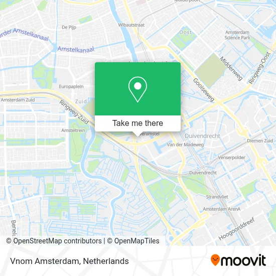 Vnom Amsterdam map