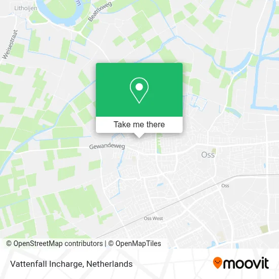 Vattenfall Incharge map