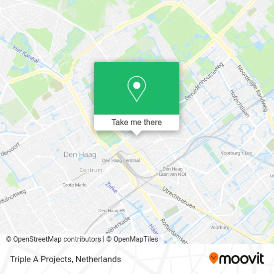 Triple A Projects map