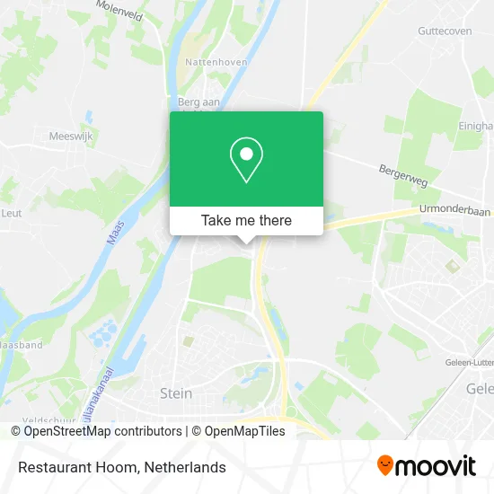 Restaurant Hoom map
