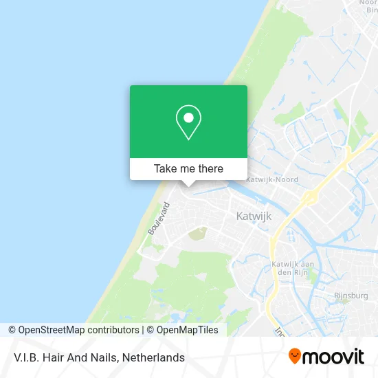 V.I.B. Hair And Nails map