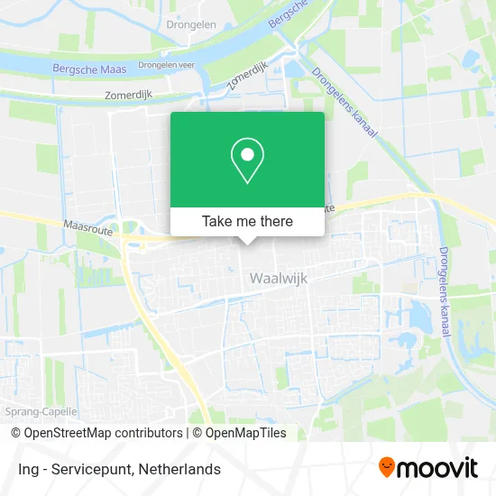 Ing - Servicepunt map