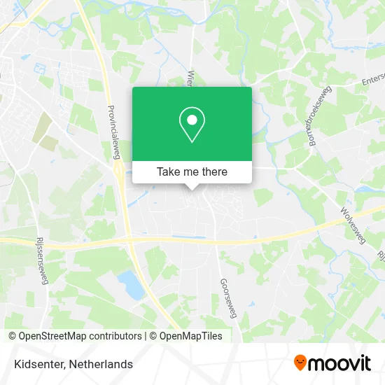 Kidsenter map