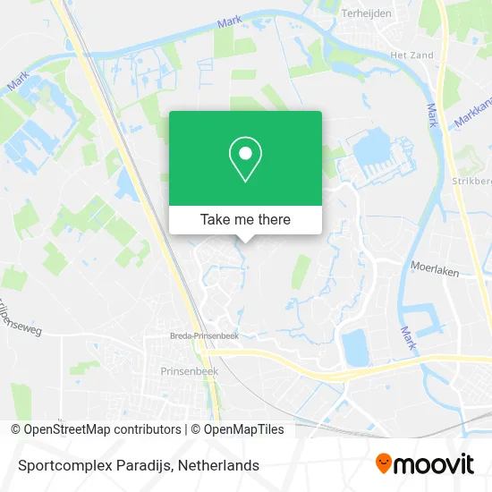 Sportcomplex Paradijs map