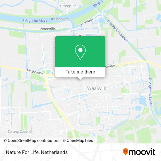 Nature For Life map