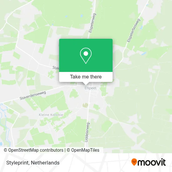 Styleprint map