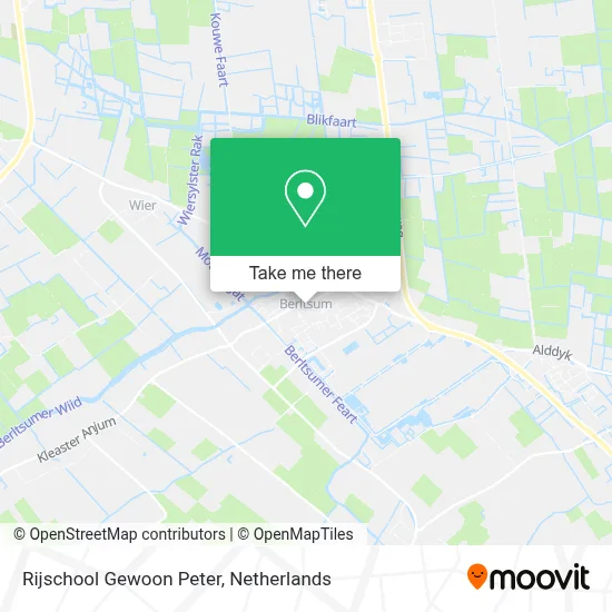 Rijschool Gewoon Peter map