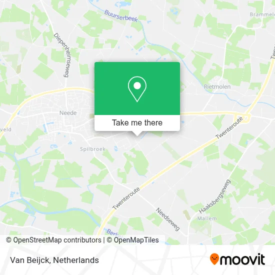 Van Beijck map