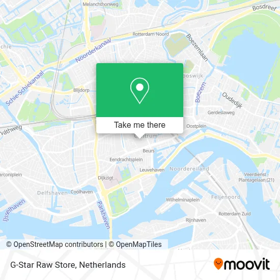 G-Star Raw Store map