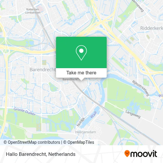Hallo Barendrecht map