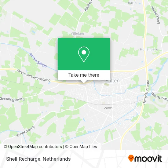 Shell Recharge map