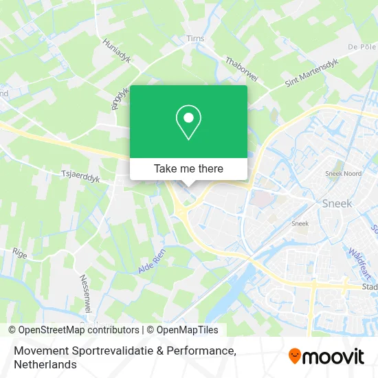Movement Sportrevalidatie & Performance map