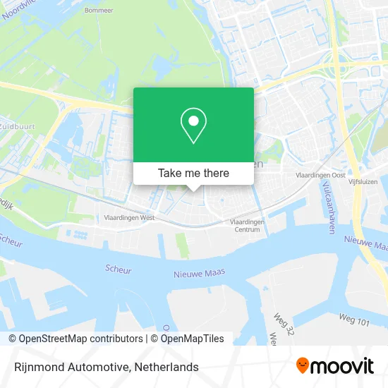 Rijnmond Automotive map