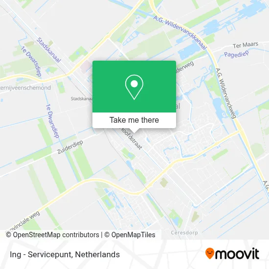 Ing - Servicepunt map