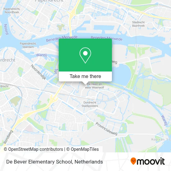Basisschool De Bever map