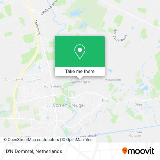 D'N Dommel map