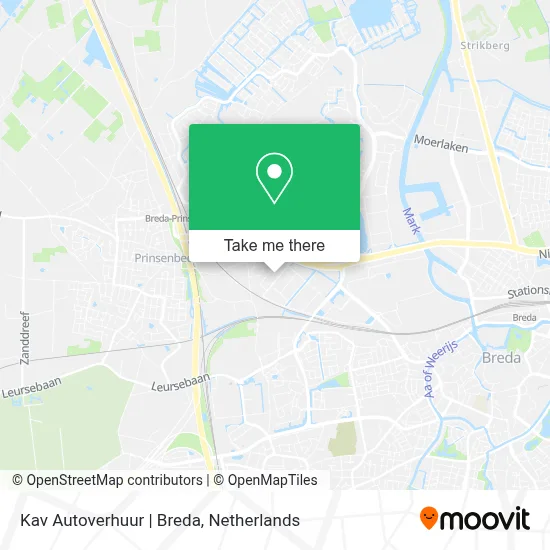 Kav Autoverhuur | Breda map