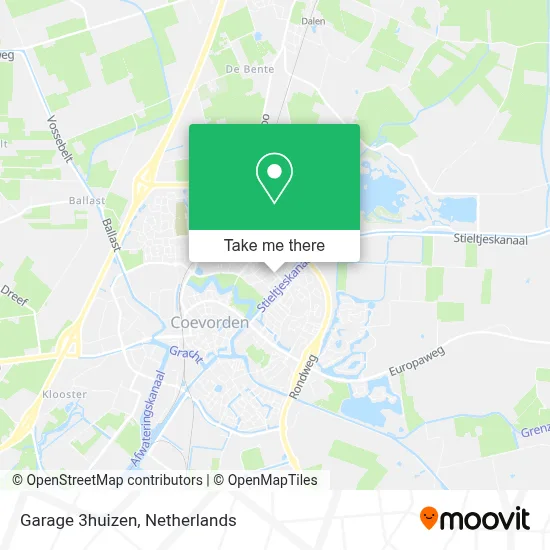 Garage 3huizen map