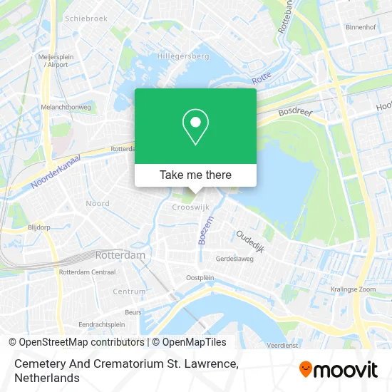 Cemetery And Crematorium St. Lawrence map