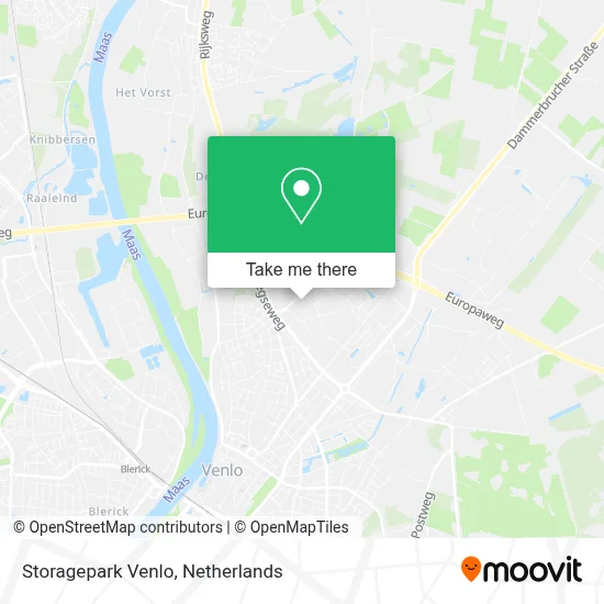 Storagepark Venlo map