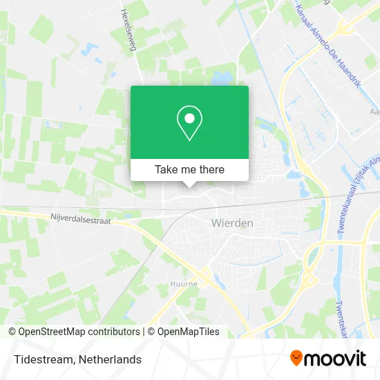 Tidestream map