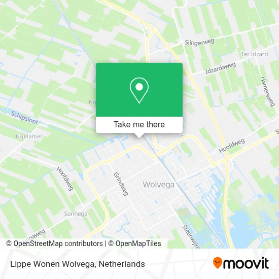 Lippe Wonen Wolvega map