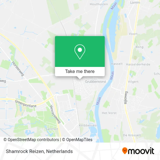 Shamrock Reizen map